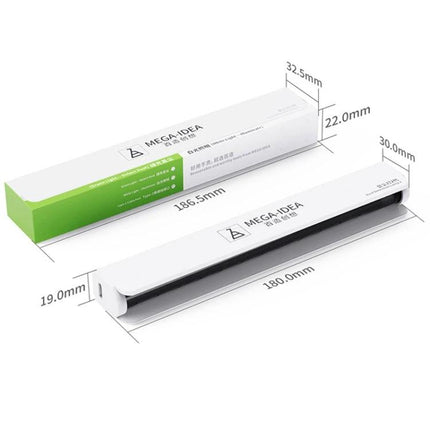 Green LED Dust Lamp for Detecting Phone Screen Dust and Cracks - compact inspection lamp with dimensions, ideal for spotting dust and cracks on smartphone screens