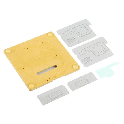 Mechanic MR3 3-in-1 Repair Platform for iPhone X and XS gold fixture and stencil set for BGA reballing and precise component handling