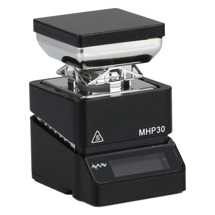 Miniware Portable Mini Hot Plate Preheater for Everyday Heating - compact black portable 10cm mini hot plate preheater MHP30 with digital display