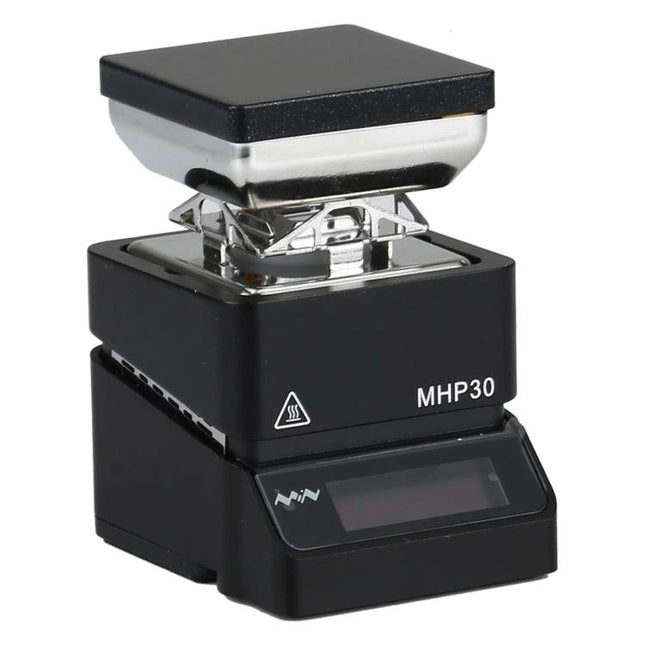 Miniware Portable Mini Hot Plate Preheater for Everyday Heating - compact black portable 10cm mini hot plate preheater MHP30 with digital display