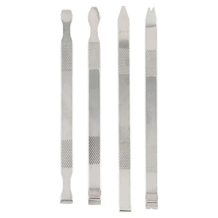 4 in 1 Multifunction Metal Crowbar Set for Device Repair - four stainless metal pry bars for mobile and electronic disassembly