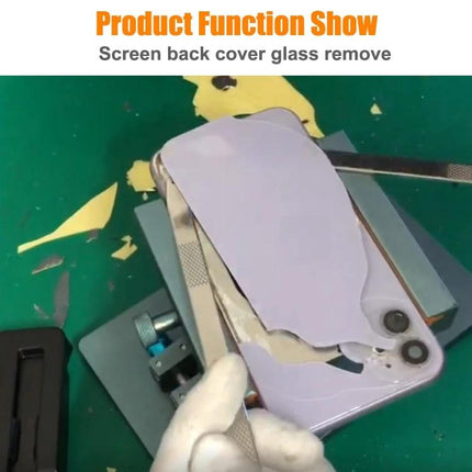 4 in 1 Multifunction Metal Crowbar Set for Device Repair removing phone back cover and glass in repair workstation