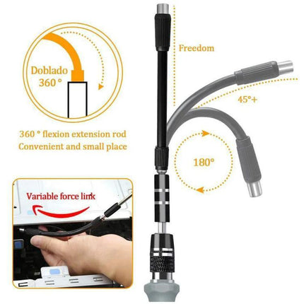 122-Piece Precision Magnetic Screwdriver Kit for Repairs