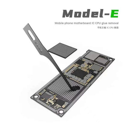 2UUL 5 in 1 Multifunctional Tool for Electronics Repair Model-E prying ICs and removing glue from phone motherboard