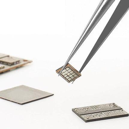 Vetus Antimagnetic Stainless Steel Tweezers for Precision Repair holding delicate electronic chip for phone and small device repair