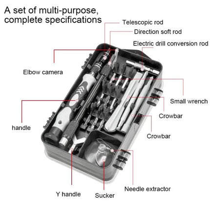 138 Piece Screwdriver Repair Set For Home Electronics