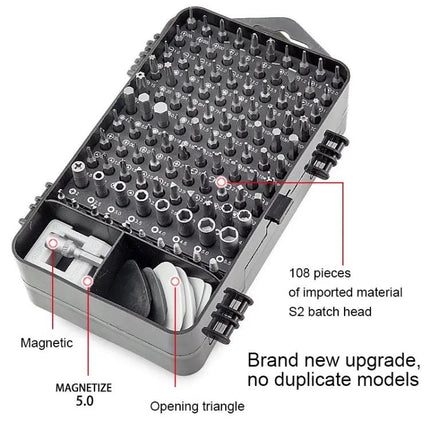 138 Piece Screwdriver Repair Set For Home Electronics