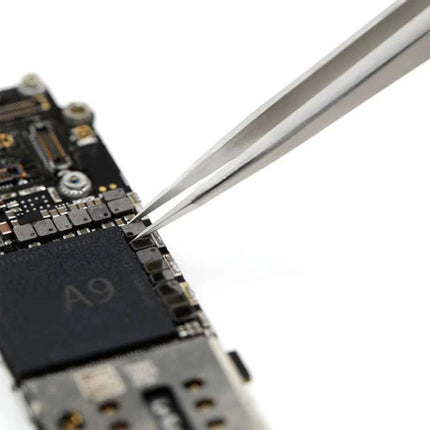 High Precision 2UUL 2D Tweezer for Everyday Phone Repair picking small smartphone components on a circuit board
