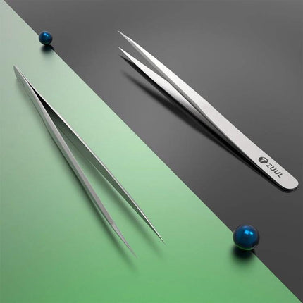 High Precision 2UUL 2D Tweezer for Everyday Phone Repair - stainless steel pointed tweezer set for precise smartphone screen and component handling