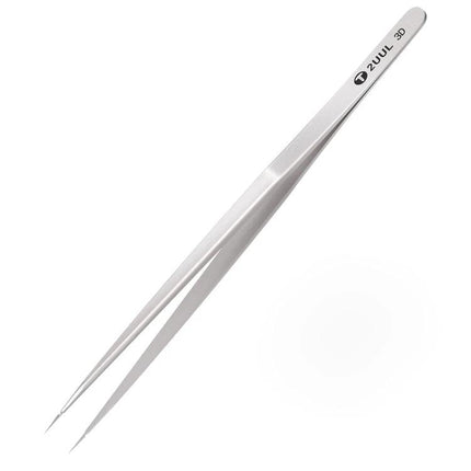 2UUL Hand Polished 3D Tweezer for Precision Crafts and Electronics - stainless steel anti-magnetic fine-tip tweezer for electronics and jewelry