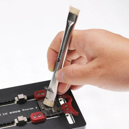 2UUL Double-Headed Bristle Brush for Electronics Cleaning and Dust Removal cleaning motherboard dust with dual-headed anti-static bristle brush