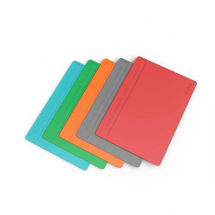 2UUL Heat-Resistant Silicone Pad for Workbench Use, 40x28cm - multicolor heat-resistant workbench mats for soldering and electronics