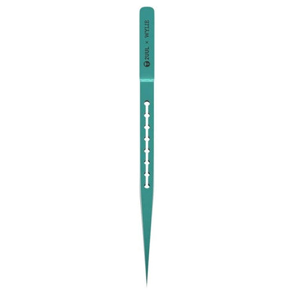 2UUL & Wylie Titanium Straight Tip Tweezers for Precision Work - teal titanium straight tip tweezers for electronics and microscopy precision handling