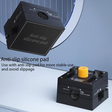 Qianli Earpods Repair and Removal Clamp for AirPods 1/2 and Pro black repair clamp with anti-slip silicone pad and 360-degree rotation