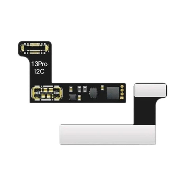 IPhone 13 Pro Battery Repair Flex Cable for Device Maintenance shown with i2C connectors for diagnostics