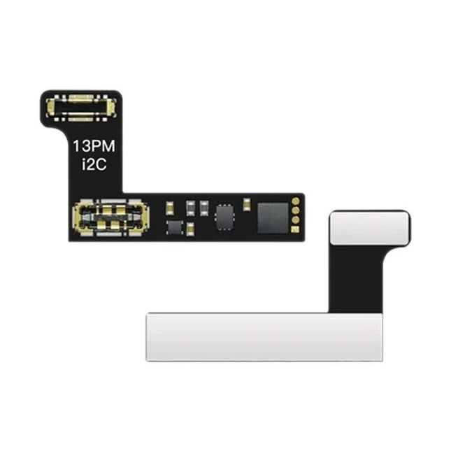 Battery Repair Flex Cable for iPhone 13 Pro Max Maintenance shown with i2C connector and flex contacts