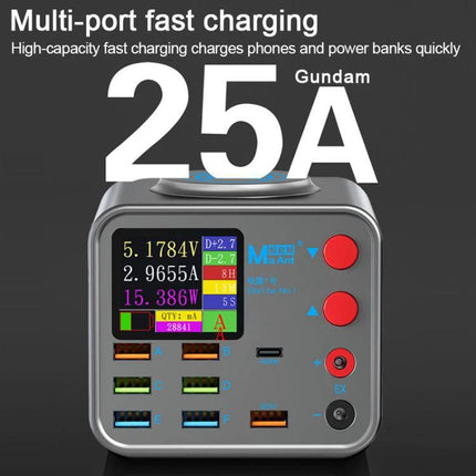 MaAnt Dianba NO.1 Wireless Multi-Port USB Charger for Devices showing display, multiple USB ports and wireless pad