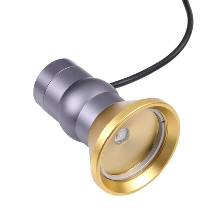 BOERUI USB UV Lamp for Curing Ink in Artistic Projects - compact gold-and-gray USB-powered UV curing lamp for ink and craft work