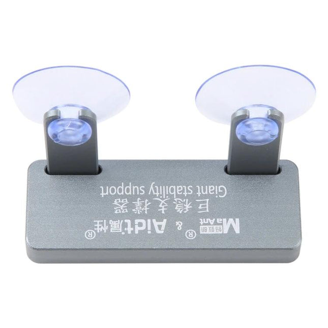 MaAnt Giant Stability Support for Device Maintenance holding smartphone screen with dual suction cups for safe repairs
