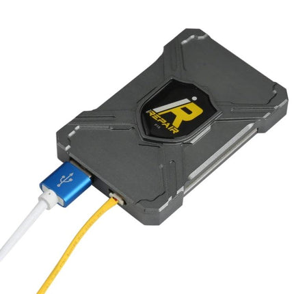 iRepair BOX P10 Tool for iPhone Repair Without Disassembly shown connected to USB and cable for data access and maintenance