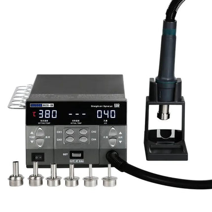 Hot Air Gun For DIY Projects With Straight And Spiral Air Flow