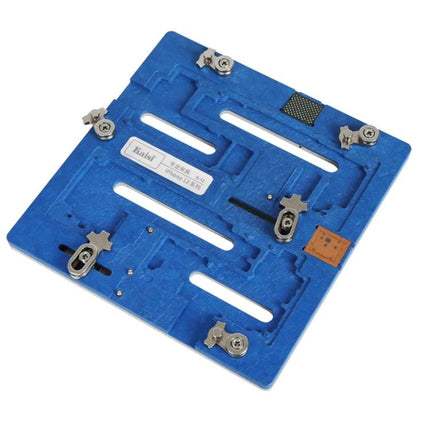 Kaisi K-12 Fixture Holder for iPhone 12 Series Maintenance, blue repair fixture for secure motherboard and chip work