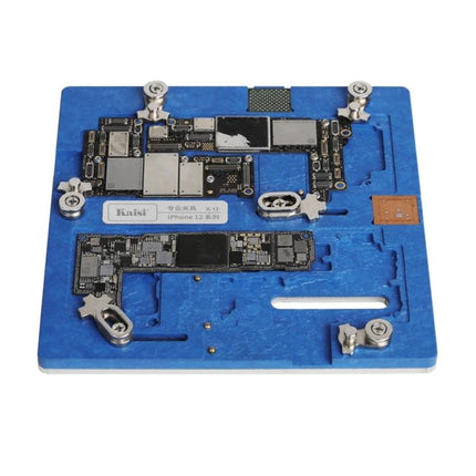 Kaisi K-12 Fixture Holder for iPhone 12 Series Maintenance holding iPhone 12 motherboards securely for precise repairs