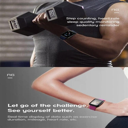 116plus Bracelet for Everyday Activity and Health Monitoring - smartwatch worn during workouts tracking steps, heart rate, sleep, sedentary reminders
