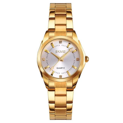 Skmei Casual Women's Quartz Watch with Steel Strap
