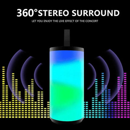 TG Portable Bluetooth Speaker For Outdoor Gatherings And Home Use glowing LED 360° stereo surround portable speaker