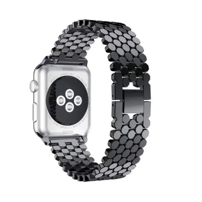 Honeycomb Stainless Steel Band For Apple Watch 42mm 44mm | Syndmart