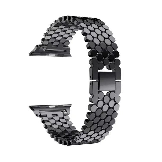 Honeycomb Stainless Steel Band For Apple Watch 42mm 44mm | Syndmart