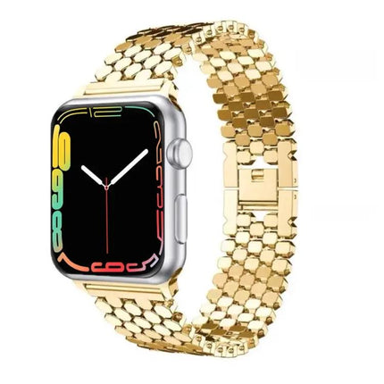 Honeycomb Stainless Steel Band For Apple Watch 42mm 44mm