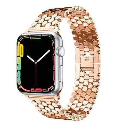 Honeycomb Stainless Steel Band For Apple Watch 42mm 44mm