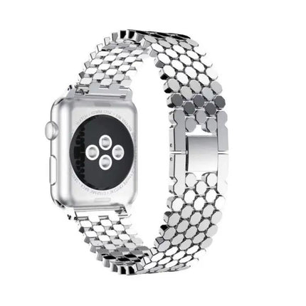 Honeycomb Stainless Steel Band For Apple Watch 42mm 44mm