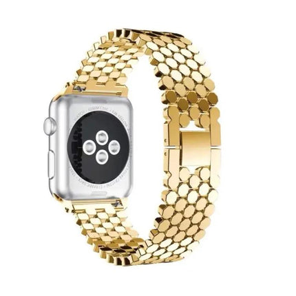 Honeycomb Stainless Steel Watch Band For Apple Watch 40mm