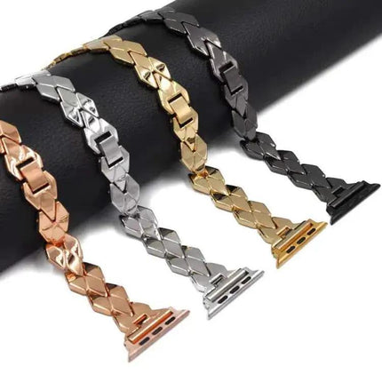 Diamond Stainless Steel Band For Apple Watch 38/40mm