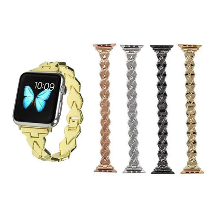 Diamond Stainless Steel Band For Apple Watch 38/40mm