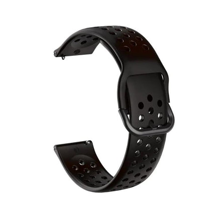 20mm Silicone Breathable Watch Strap With Inner Buckle