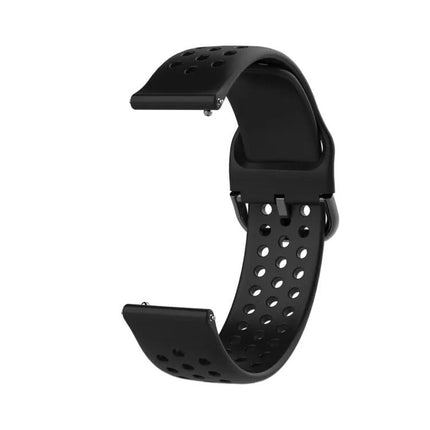 20mm Silicone Breathable Watch Strap With Inner Buckle