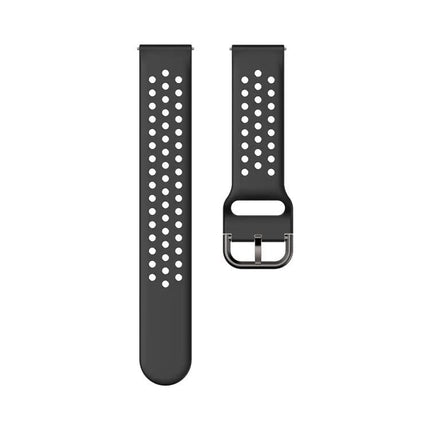 20mm Silicone Breathable Watch Strap With Inner Buckle