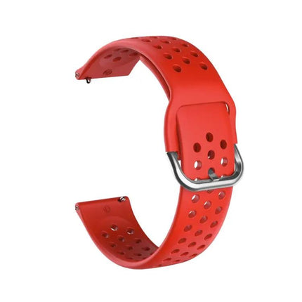 20mm Silicone Breathable Watch Strap With Inner Buckle