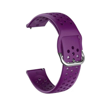 20mm Silicone Breathable Watch Strap With Inner Buckle