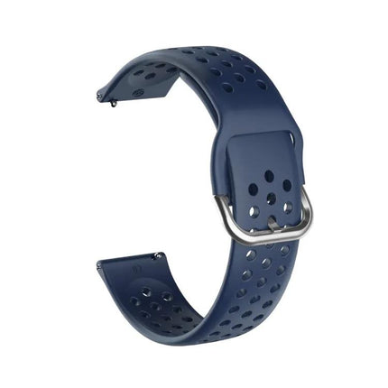 20mm Silicone Breathable Watch Strap With Inner Buckle