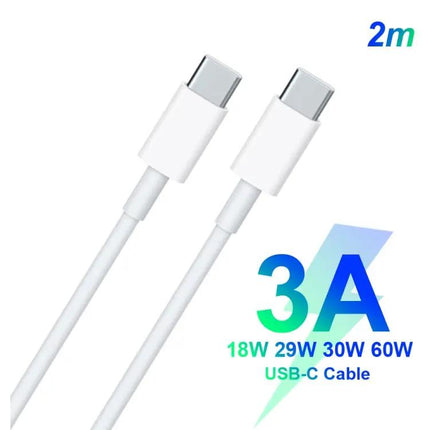 USB-C Travel Charger With 2m Fast Charging Cable, 18W PD