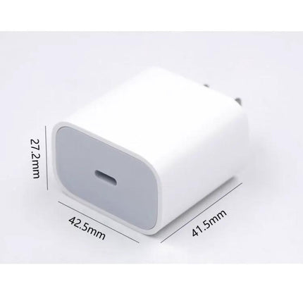 USB-C Travel Charger With 2m Fast Charging Cable, 18W PD