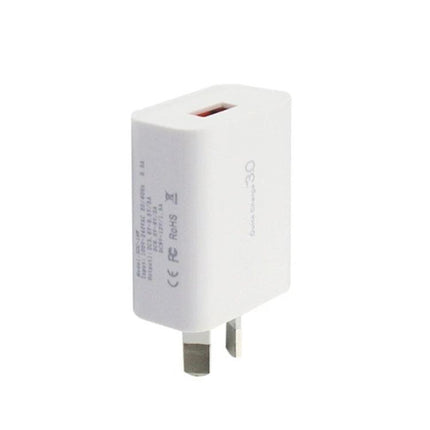 Essential USB Wall Charger for Daily Phone Power at Home - white QC3.0 single-port compact wall charger, fireproof casing