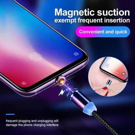 Essential Magnetic Cable for Everyday Device Charging - Type-C magnetic charging cable with 360-degree blind suction, quick snap-in design to protect port