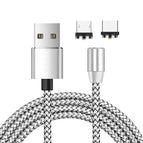 Micro USB + USB-C / Type-C / Silver