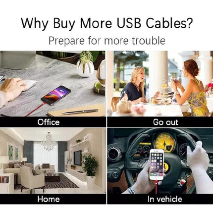 Magnetic Charging Cable for Daily Device Use at Home - one-handed magnetic connector charging at desk, in vehicle, office or home
